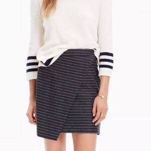 NWOT Madewell Asymmetrical Mini Skirt size 4